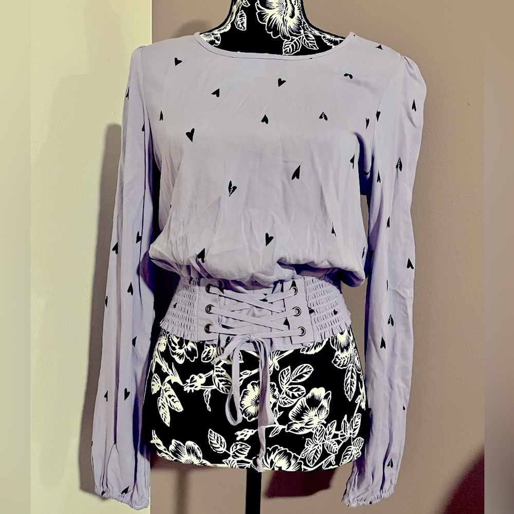 Lavender Crop Top